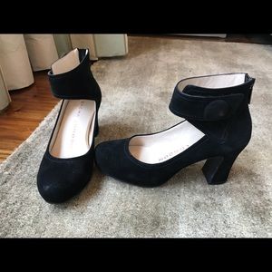 Sacha London VERA black suede pumps